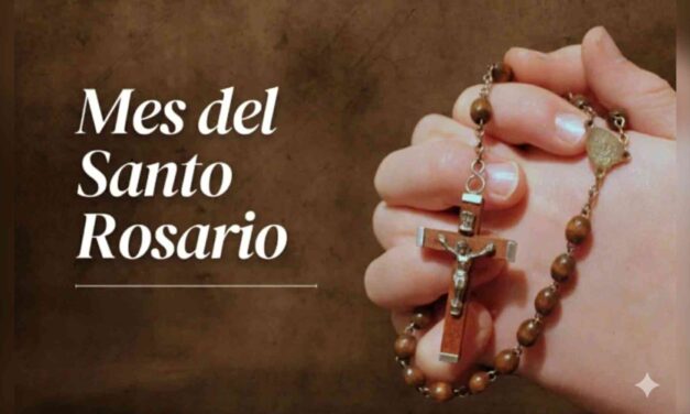 ¡Te invitamos a rezar el Santo Rosario por el Mes de María! 🌸