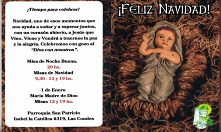 Horarios de Misas de Nochebuena, Navidad y María Madre de Dios.