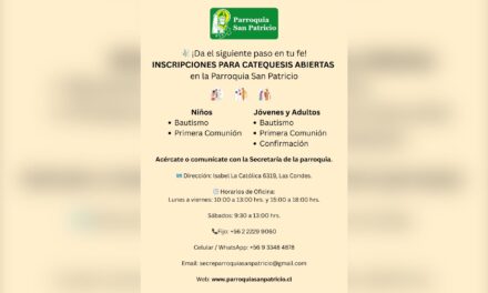 INSCRIPCIONES PARA CATEQUESIS