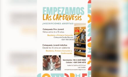 INSCRIPCIONES PARA CATEQUESIS