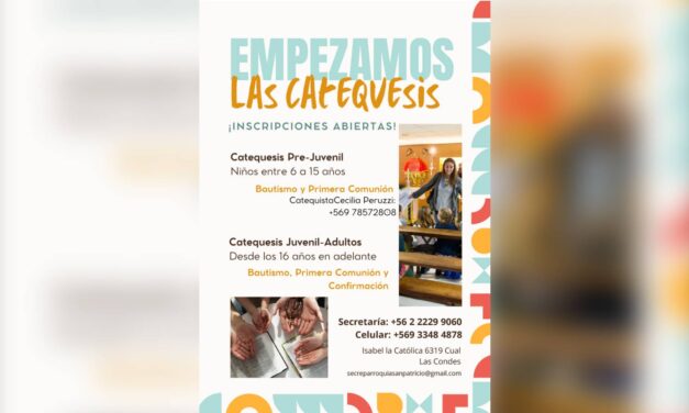 INSCRIPCIONES PARA CATEQUESIS
